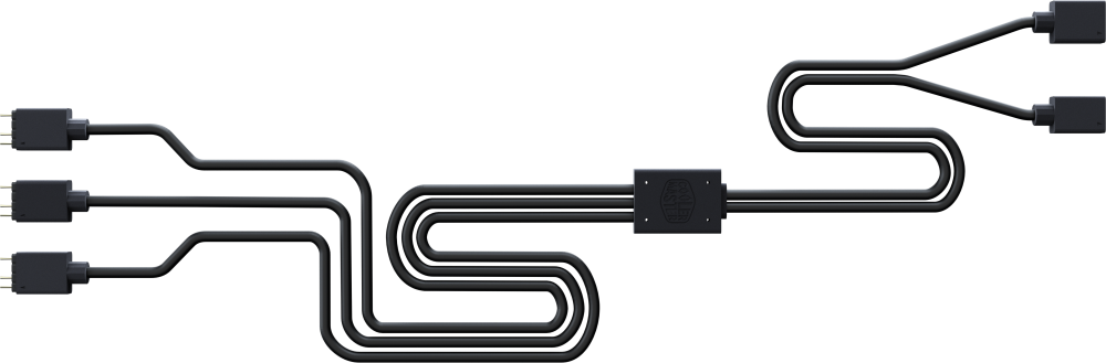 Кабель Cooler Master RGB-3xRGB, M-F 0,5м Black (MFX-AWHN-3NNN1-R1)