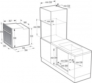   Gorenje BO6725E02WG, 
