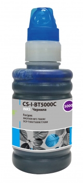 Чернила Cactus CS-I-BT5000C голубой 100мл для Brother DCP-T300, DCP-T500W,DCP-T700W, MFC-T800W
