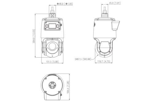   IP Dahua PTZ DH-SDT4E425-4F-GB-A-PV1 2.8-2.8 . .: