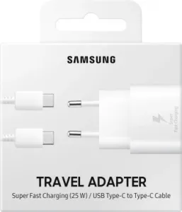    Samsung Adapter 25W Type C   White (EP-TA800XWEGWW)