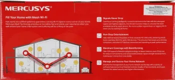  MESH  AC1200 Whole Home Mesh Wi-Fi System, 2 Internal Antennas, 2 GB ports  (WAN/LAN)