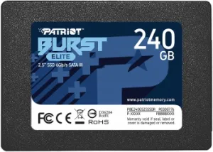  SSD Patriot Burst Elite 240GB, SATA 2.5, PBE240GS25SSDR, 450/320, RET