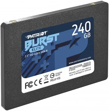  SSD Patriot Burst Elite 240GB, SATA 2.5, PBE240GS25SSDR, 450/320, RET