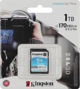   Kingston 1TB SDXC Canvas Go Plus 170R C10 UHS-I U3 V30/ Kingston 1TB SDXC Canvas Go Plu