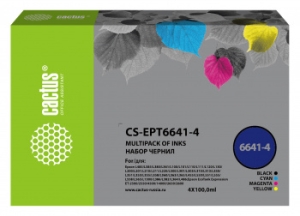  Cactus CS-EPT6641-4 ///  4x100  Epson L100/L110/L120/L