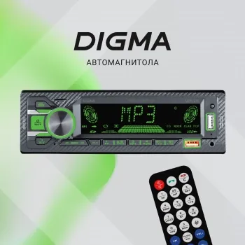  Digma MCP-515 1DIN 4x45 v5.0 USB 2.0 AUX 4 