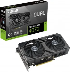  Asus DUAL-RTX4070-O12G-EVO RTX4070 12Gb 192bit GDDR6X 2520/21000 HDMIx1 DPx3 HDCP Ret 90Y