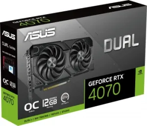  Asus DUAL-RTX4070-O12G-EVO RTX4070 12Gb 192bit GDDR6X 2520/21000 HDMIx1 DPx3 HDCP Ret 90Y