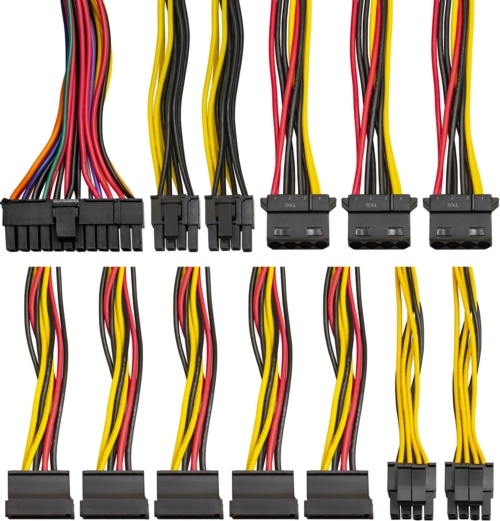  Exegate EX260644RUS-S 650PPE, ATX, SC, black, APFC, 12cm, 24p+4p, PCI-E, 5*SATA, 3*IDE,
