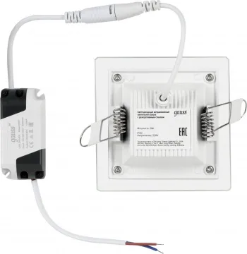  Glass  6W 490lm 4000K 220-240V IP20  D=70 100*100*35    LED