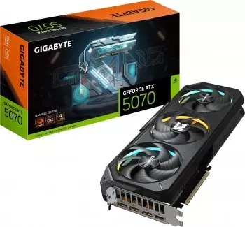  Gigabyte PCI-E GV-N5070GAMING OC-12GD 1.0 NVIDIA GeForce RTX 5070 12Gb 192bit GDDR7 2805/