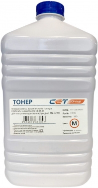 Тонер Cet CE28-M CET111054M500 пурпурный бутылка 500гр. для принтера KONICA MINOLTA Bizhub C258/308/