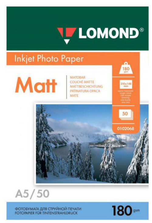  Lomond 0102068 Photo Paper Matt 