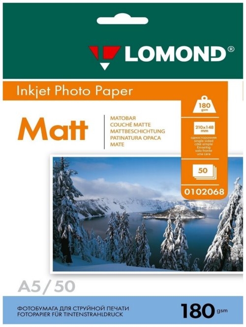  Lomond 0102068 Photo Paper Matt 