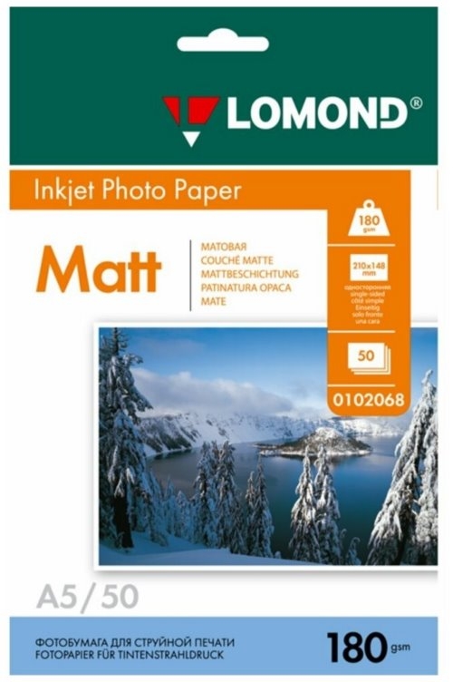  Lomond 0102068 Photo Paper Matt 