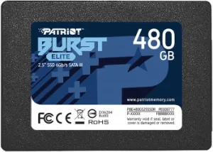  SSD Patriot Burst Elite 480GB, SATA 2.5, PBE480GS25SSDR, 450/320, RET
