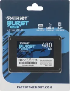  SSD Patriot Burst Elite 480GB, SATA 2.5, PBE480GS25SSDR, 450/320, RET