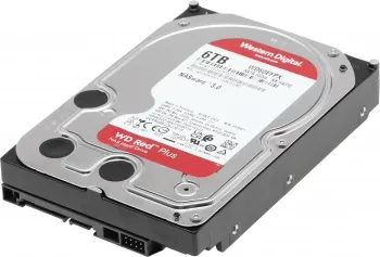   Western Digital Red Plus WD60EFPX 6TB 3.5 5400 RPM 128MB SATA-III NAS Edition ( 