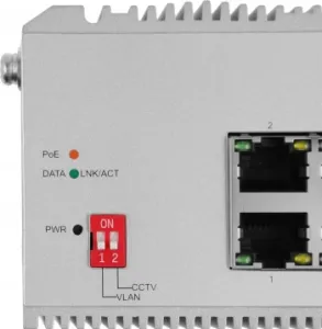  Unmanaged Industrial Switch 8x1000Base-T PoE, 2x1000Base-X SFP, PoE Budget 185W, Surge 4K