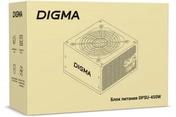   Digma ATX 450W DPSU-450W (20+4pin) 120mm fan 3xSATA RTL