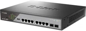   Smart L2 Surveillance Switch 81000Base-T PoE 802.3bt 90W, 2x1000Base-X SFP, PoE 
