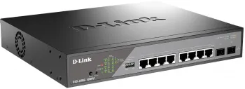   Smart L2 Surveillance Switch 81000Base-T PoE 802.3bt 90W, 2x1000Base-X SFP, PoE 