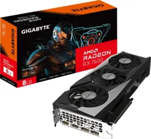  Gigabyte GV-R76GAMING OC-8GD AMD Radeon RX 7600 8Gb 128bit GDDR6 2355/18000 HDMIx2 DPx2 H