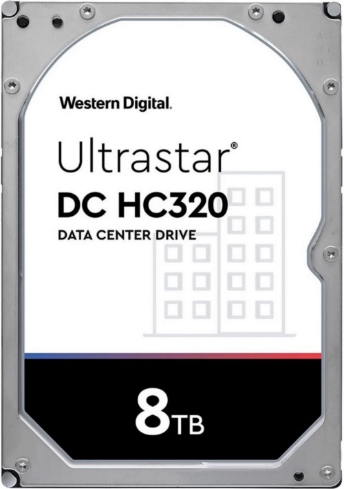 Жесткий диск для сервера WD/HGST Ultrastar 7K8 (3.5’’, 8TB, 256MB, 7200 RPM, SAS 12Gb/s, 512E SE), S