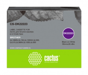   Cactus CS-DK22223   Brother P-touch QL-500, QL-550, QL-700, QL-800