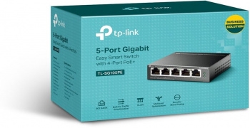  TP-Link 5-Port Gigabit Easy Smart Switch with 4-Port PoE+