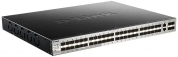  DGS-3130-54S Managed L3 Stackable Switch 48x1000Base-X SFP, 2x10GBase-T, 4x10GBase-X SFP+