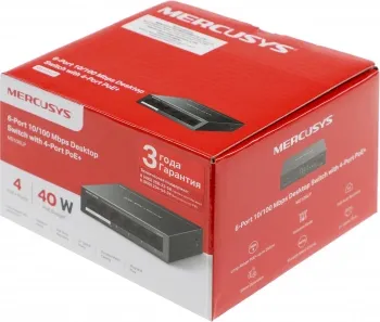   Mercusys MS106LP  6  10/100 / (4  PoE+)