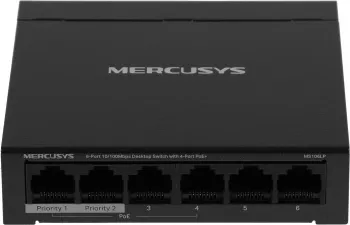   Mercusys MS106LP  6  10/100 / (4  PoE+)