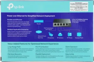  TP-Link SMB TL-SF1005P 5- 10/100 /    4  PoE 