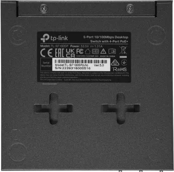  TP-Link SMB TL-SF1005P 5- 10/100 /    4  PoE 