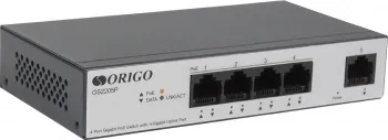  Unmanaged Switch 4x1000Base-T PoE, 1x1000Base-T, PoE Budget 60W, Long-range PoE up to 250