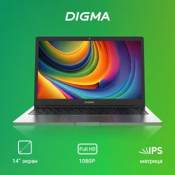  Digma EVE C4800 Celeron N4020 8Gb SSD256Gb Intel UHD Graphics 600 14 IPS FHD (1920x1080) Wi