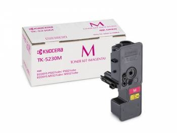 Тонер-картридж Kyocera TK-5230M (1T02R9BNL0) пурпурный для P5021cdn/cdw, P5026cdn/cdw, M5521cdn/cdw,