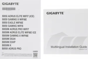   Gigabyte B850M GAMING X WF6E Socket AM5
