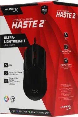  HyperX Haste 2   (26000dpi) USB (5but)
