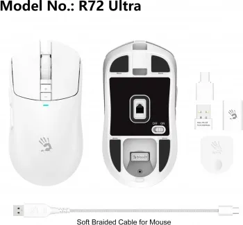  A4Tech Bloody R72 Ultra   20000dpi . USB-C 7but