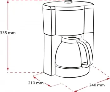   Melitta Look V Therm Timer Black Filter 1000 / 