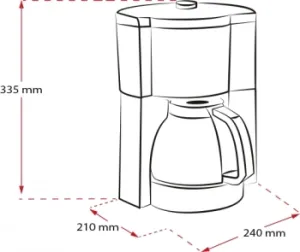   Melitta Look V Therm Timer Black Filter 1000 / 