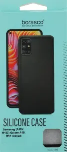 (-) BORASCO Silicone Case,  Samsung Galaxy A12,  () [39790]