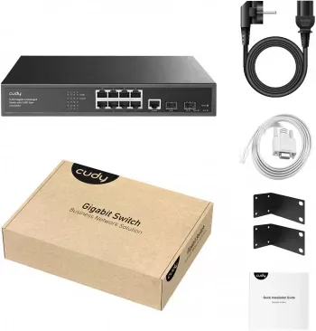  Cudy GS2008S2 (L2) 8x1/ 2SFP 