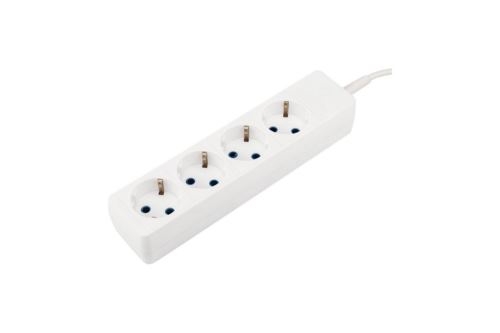 Удлинитель PROconnect 4 гнезда, 5 м, 3х0.75 мм2, с/з, белый