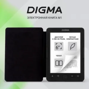   Digma M1 6 E-ink HD 758x1024 600MHz 128Mb/4Gb/SD/microSDHC - ( .: