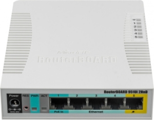   MikroTik RB951UI-2HND N300 10/100BASE-TX 
