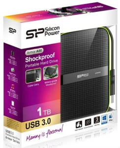   Silicon Power USB 3.0 1Tb A60 SP010TBPHDA60S3K Armor 2.5 